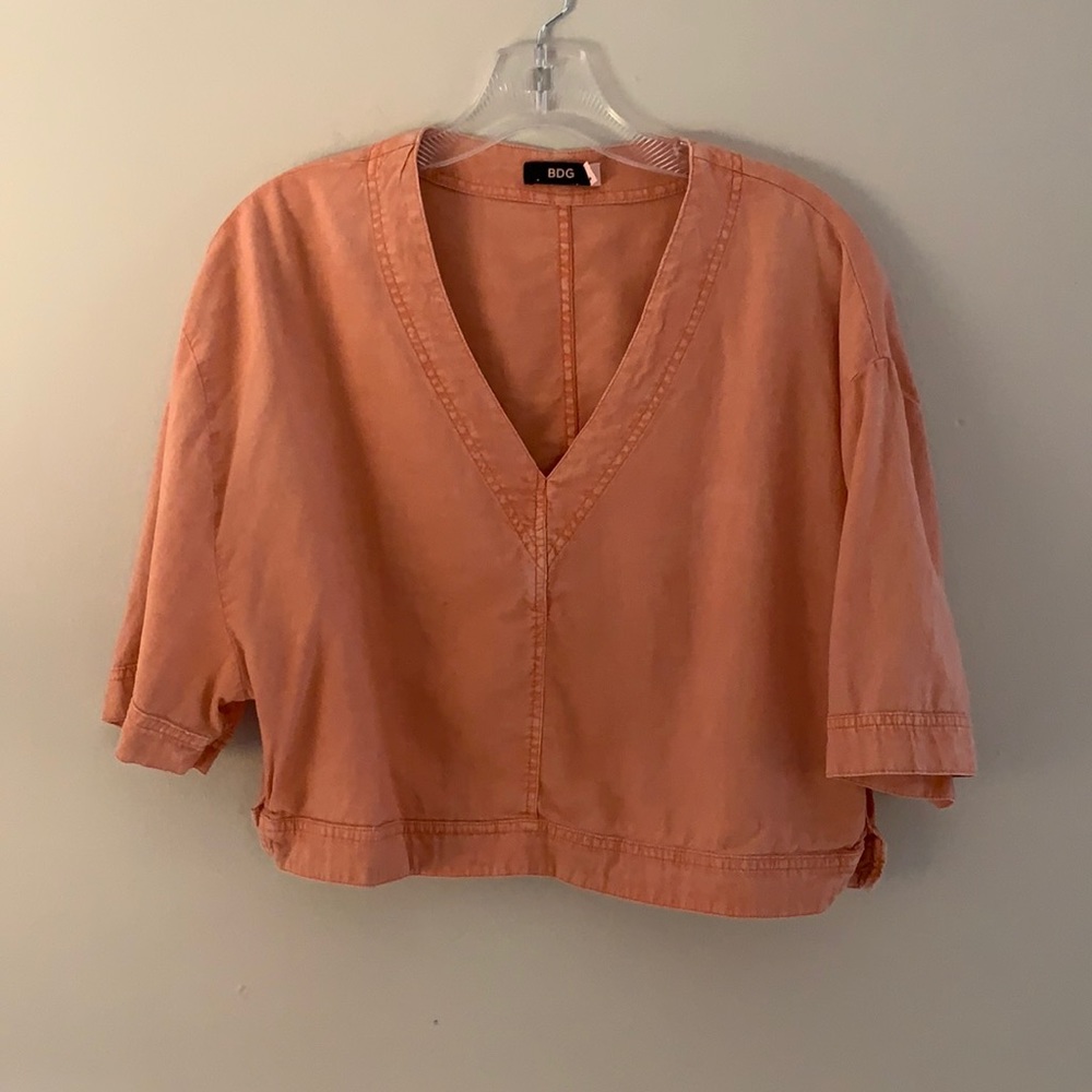 BDG Peach T Shirt Blouse